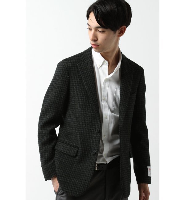 HARRIS TWEED ハウンドトゥースジャケット