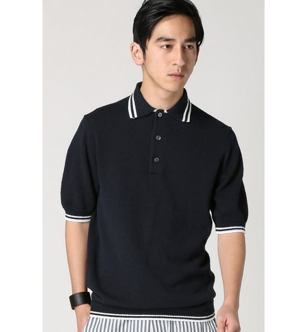 【エディフィス/EDIFICE】 パイルKNIT POLO [送料無料]