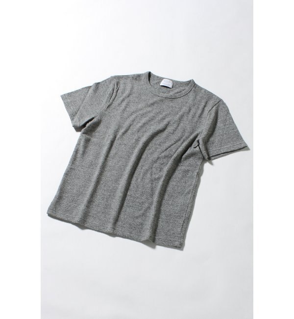 【エディフィス/EDIFICE】 ナシジ（梨地）TOP C/N S/S Tシャツ◆ [送料無料]