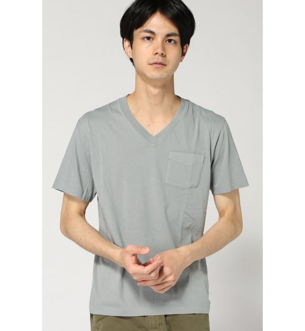 【エディフィス/EDIFICE】 ガーメントダイ Vネック ポケTEE [3000円(税込)以上で送料無料]