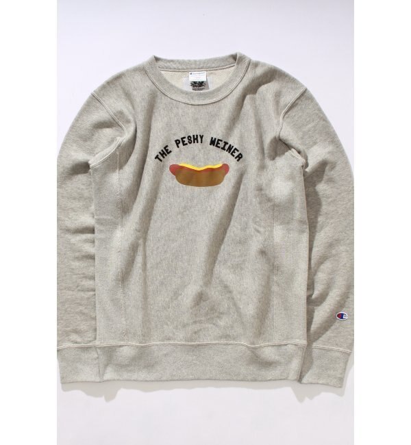 【エディフィス/EDIFICE】 CHAMPION*Mark McNairy*417別注 HOT DOG スウェット◆ [送料無料]