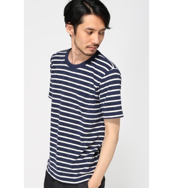 【エディフィス/EDIFICE】 イズミールパイル クルーネック ポケットTEE [送料無料]