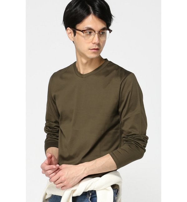 【エディフィス/EDIFICE】 60/2 シルケットテンジク V/N L/S [送料無料]