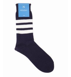 【エディフィス/EDIFICE】 ワイドスリーラインソックス [3000円(税込)以上で送料無料]