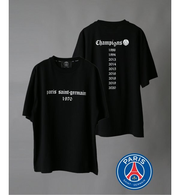 Paris Saint Germain パリサンジェルマン Champi9n Logo Tシャツ Edifice エディフィス の通販 アイルミネ