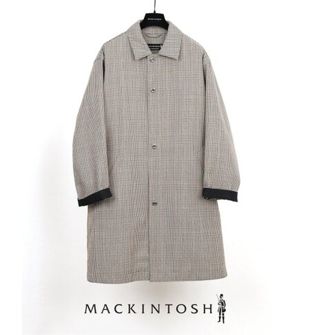 Mackintosh Halkirk ガンクラブチェックステンカラーコート Edifice エディフィス の通販 アイルミネ