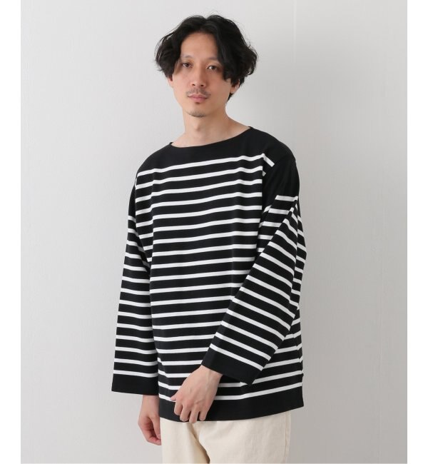 ETS.MATERIAUX / マテリオ】French パネルボーダー バスクシャツ ETS.MATERIAUX / マテリオ】French パネルボーダー バスクシャツ