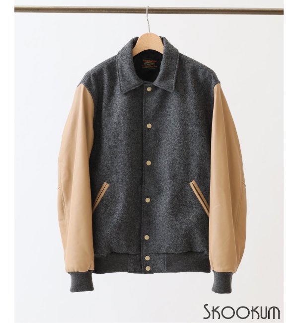 SKOOKUM / スクーカム】417別注 STADIUM JACKET / スタジャン|EDIFICE(エディフィス)の通販｜アイルミネ