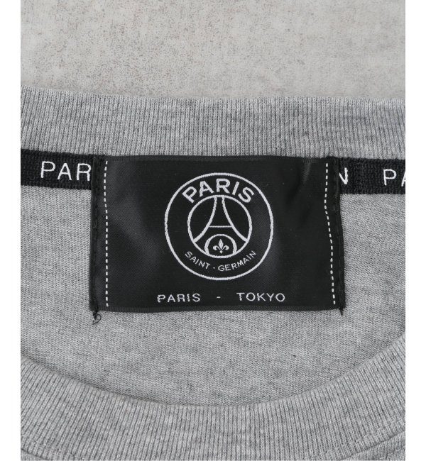 Paris Saint-Germain】グラデーション ロゴプリント ロングスリーブ T