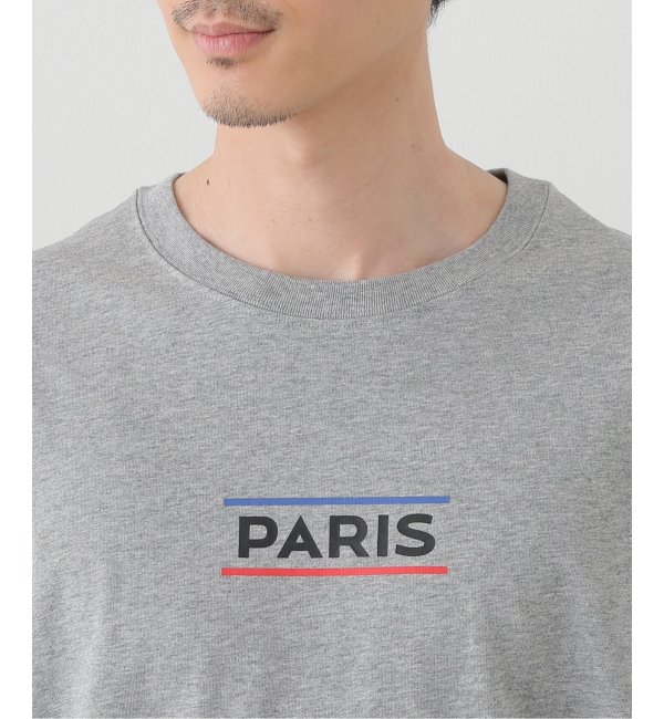 【Paris Saint-Germain】グラデーション ロゴプリント ロングスリーブ Tシャツ