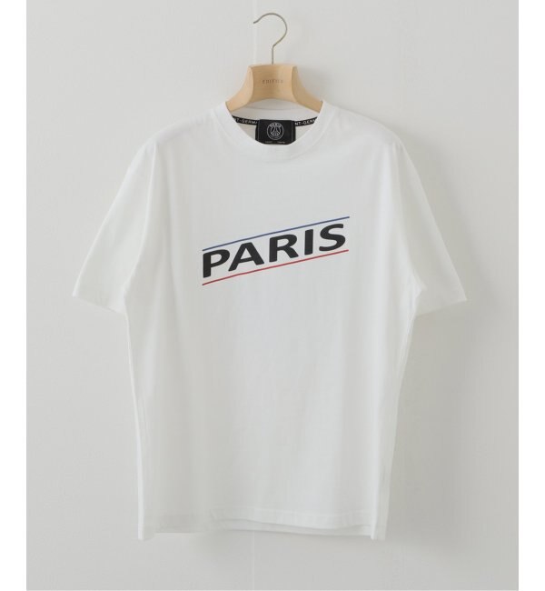 Paris Saint-Germain】DIAGONAL ロゴプリント Tシャツ|EDIFICE