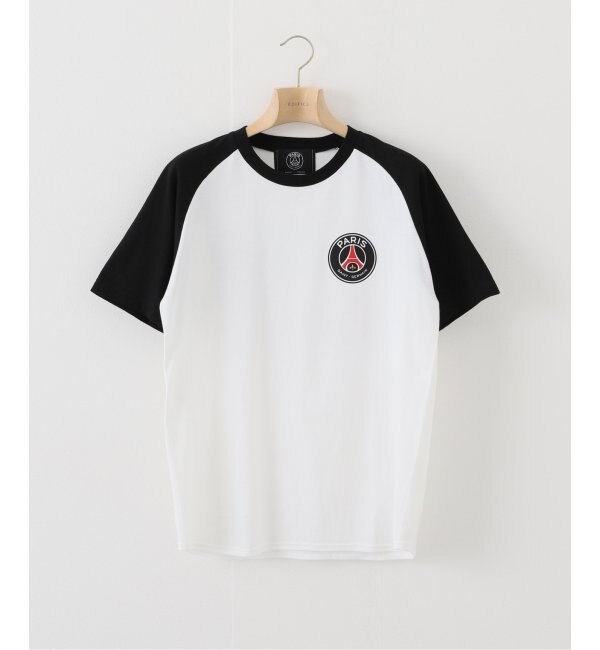 Paris Saint-Germain】ステッカーロゴプリント ラグランTシャツ