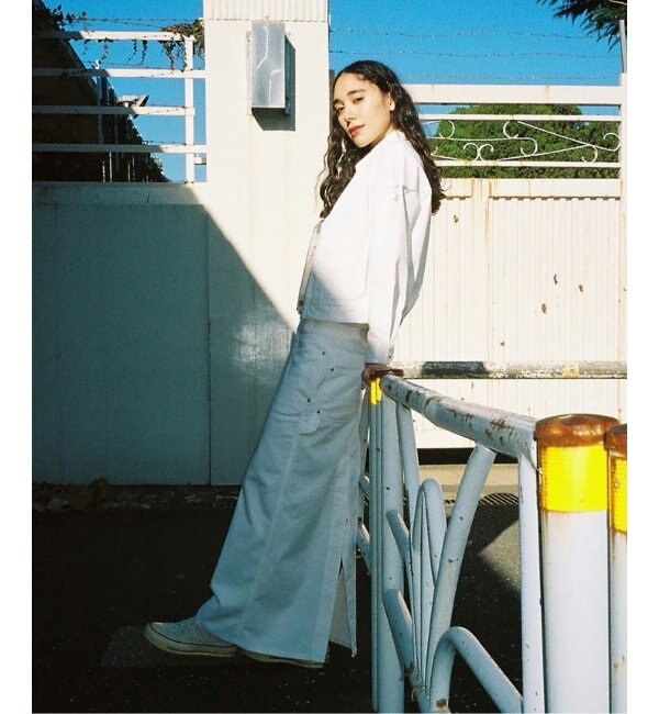 野花 卯月 スカート ◇PAINTER LONG SKIRT by【KOWGA × CARSERVICE