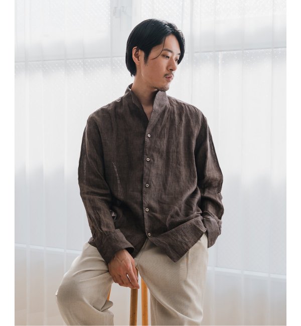 アルファス テューディオ メンズ トップス シャツ リネンシャツ Linen