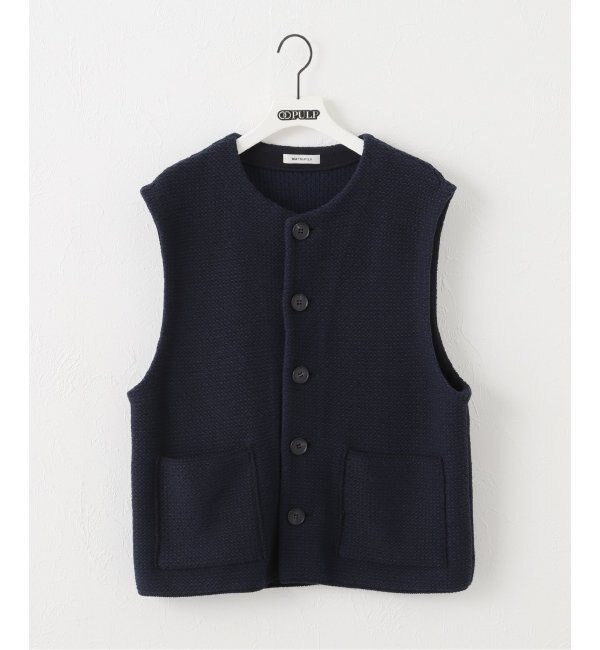 MATSUFUJI / マツフジ】RAVEN PATTERN KNIT VEST|EDIFICE(エディフィス