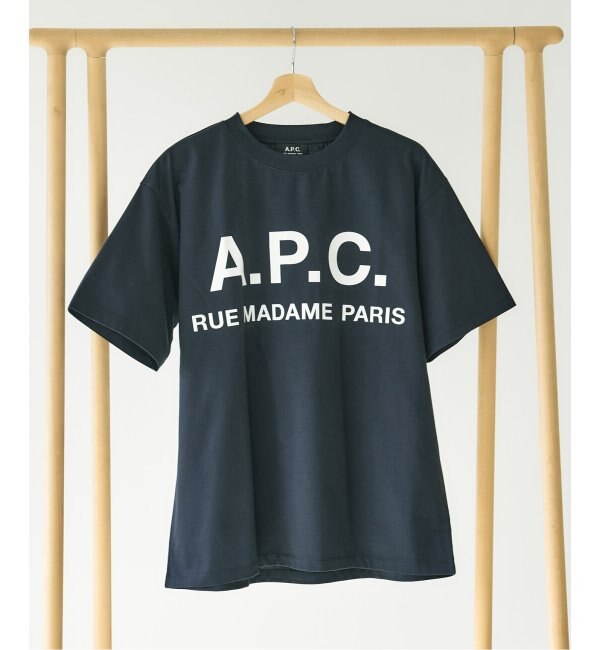 有名ブランド 完売新品 APC アーペーセー EDIFICE オーバーサイズ ロゴ