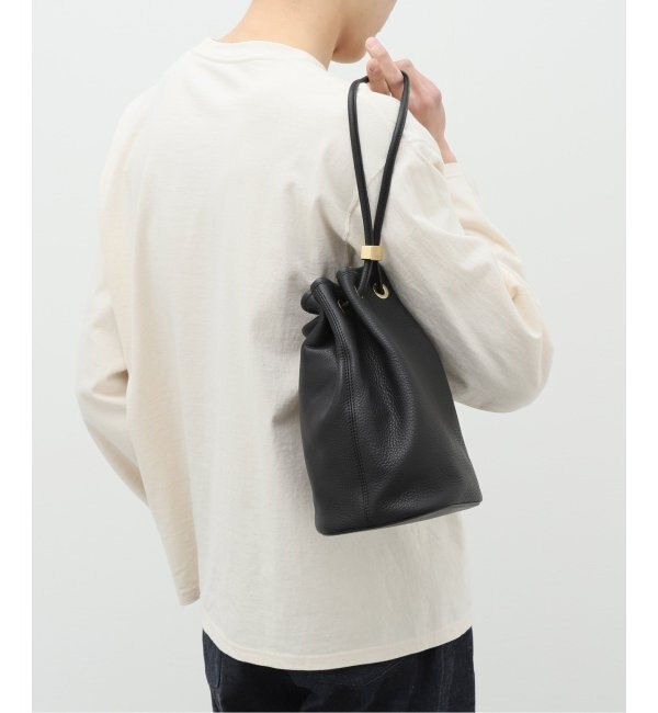 【S.MANO / エス マーノ】DRAWSTRING BAG SMALL