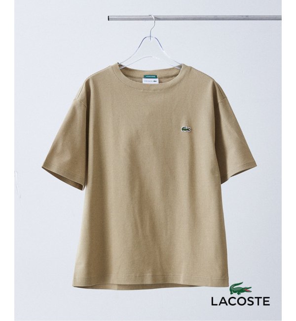 再入荷》【LACOSTE / ラコステ】別注 コットンリネンワッフルTシャツ