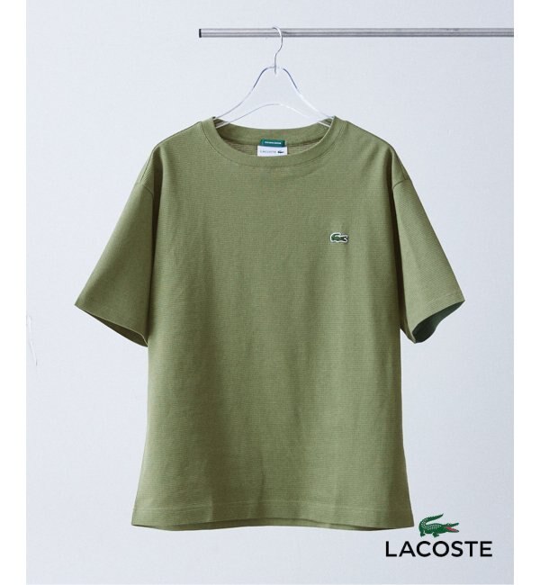 再入荷》【LACOSTE / ラコステ】別注 コットンリネンワッフルTシャツ