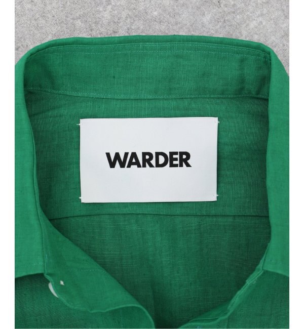 【WARDER / ワーダー】HIGH DENSITY LINEN REGULAR COLLAR