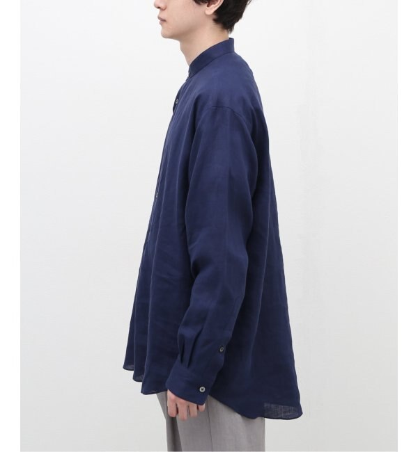 MARKAWARE / マーカウェア】BAND COLLAR PULL-OVER SHIRT|EDIFICE