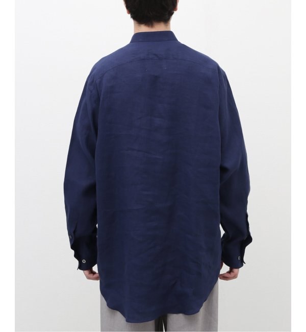 MARKAWARE / マーカウェア】BAND COLLAR PULL-OVER SHIRT|EDIFICE