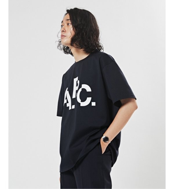 A.P.C. / アーペーセー】別注 DECALE プリント Tシャツ|EDIFICE