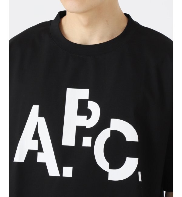 IENA A.P.C.別注 DECALEプリント Tシャツ ホワイト美品 タグ有-