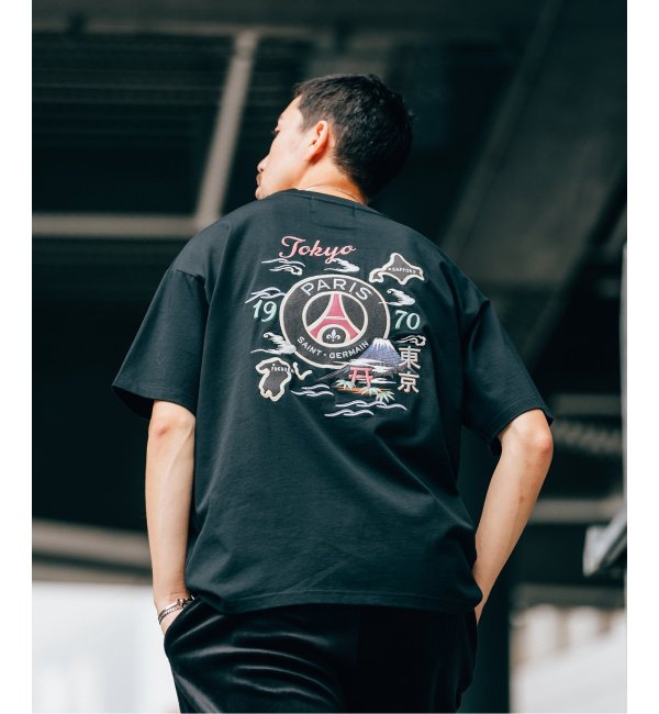 【Paris Saint-Germain】TOKYO刺しゅう Tシャツ
