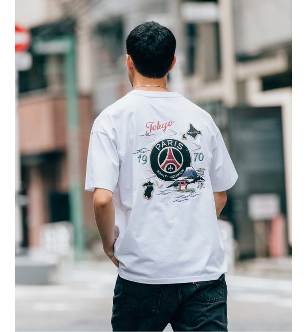 【Paris Saint-Germain】TOKYO刺しゅう Tシャツ