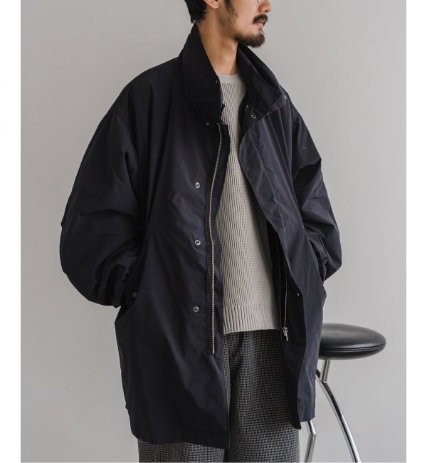 予約》【ATON / エイトン】別注 AIR WHEATHER SHORT MODS COAT|EDIFICE