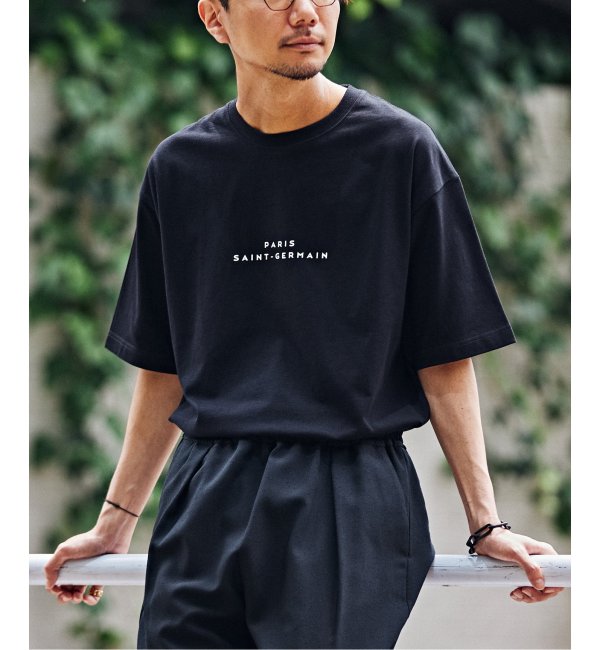 Paris Saint-Germain】バックプリント エンブレム Tシャツ|EDIFICE