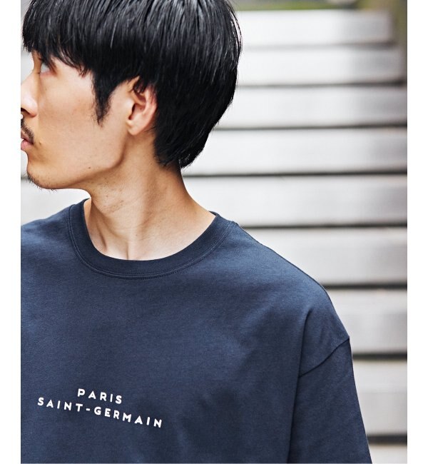 Paris Saint-Germain】バックプリント エンブレム Tシャツ|EDIFICE