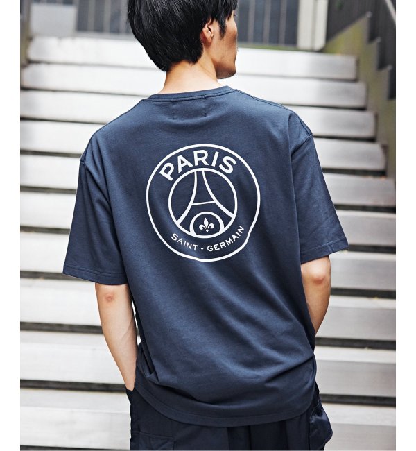 Paris Saint-Germain】バックプリント エンブレム Tシャツ|EDIFICE