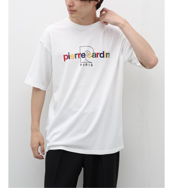 【エディフィス/EDIFICE】 【Pierre Cardin / ピエール カルダン】別注 デザイン刺繍 Tシャツ