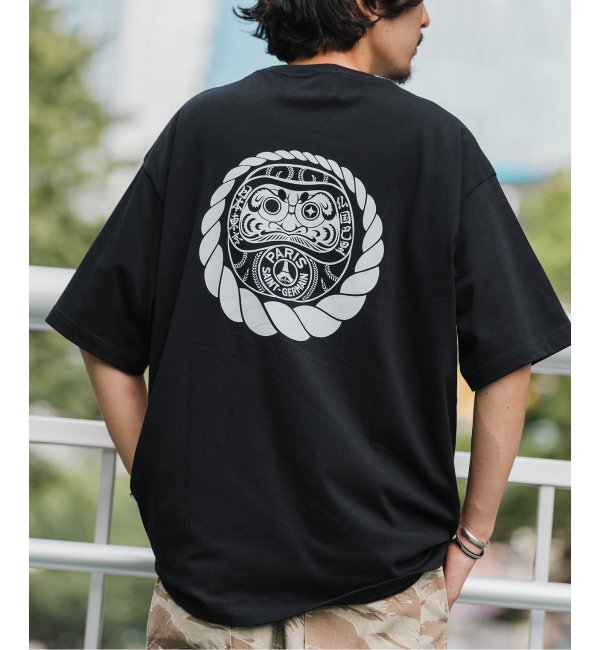 Paris Saint-Germain×Makoto Yamaki】DARUMA プリントTシャツ|EDIFICE