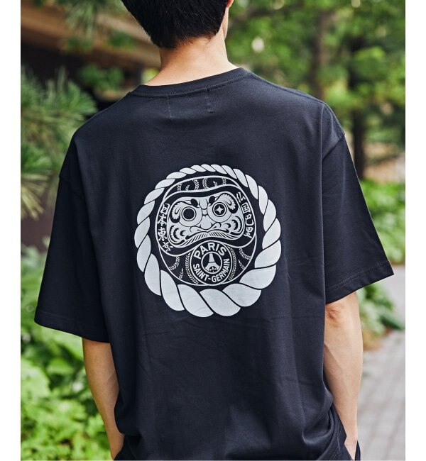 Paris Saint-Germain×Makoto Yamaki】DARUMA プリントTシャツ|EDIFICE