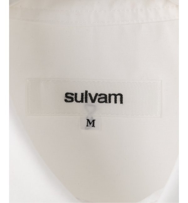 sulvam/サルバム】ASYMMETRY STAND COLLAR SHIRT-