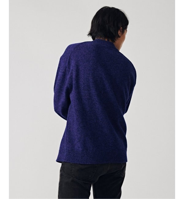 ATON / エイトン】別注 WOOL MOULINE MOCKNECK SWEATER|EDIFICE