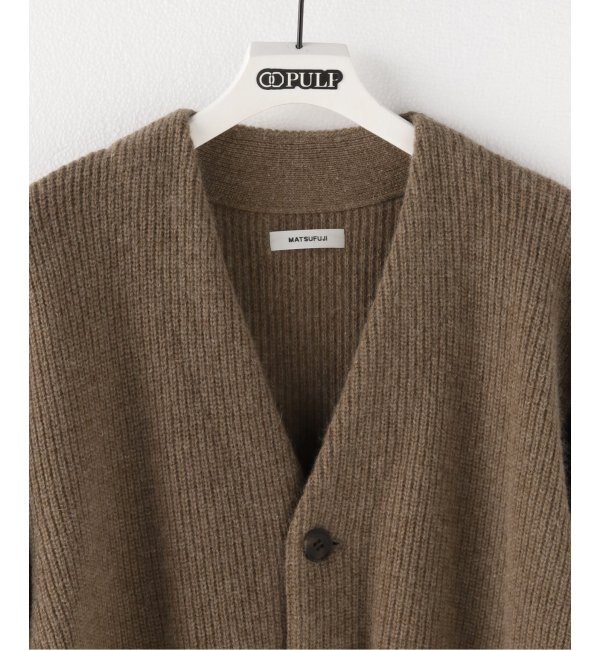 MATSUFUJI / マツフジ】WOOL KNIT CARDIGAN|EDIFICE(エディフィス)の