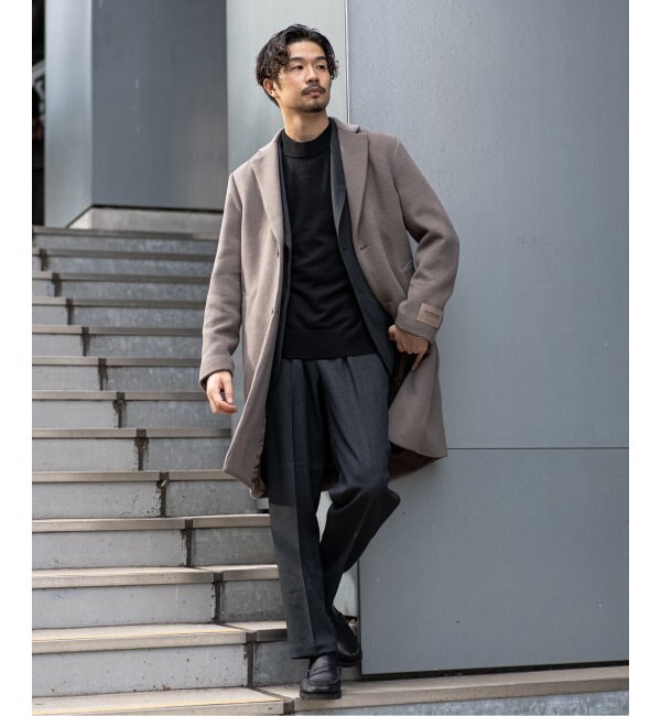 Wool mix / ウールミックスチェスターコート|EDIFICE(エディフィス)の