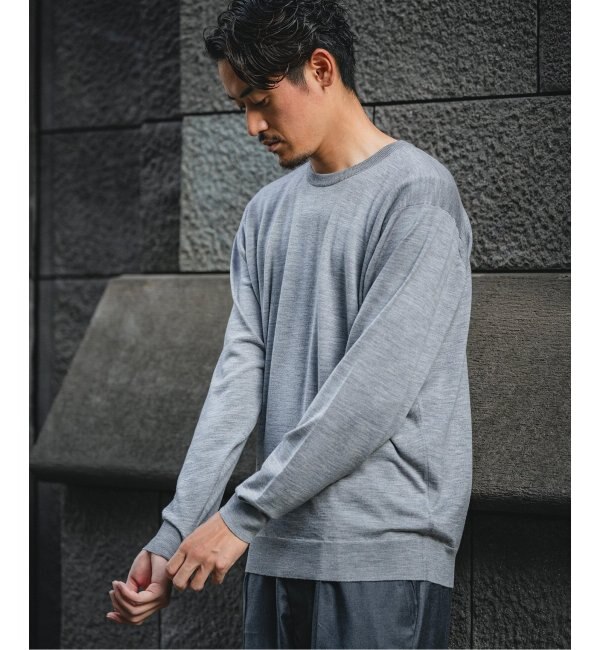 JOHN SMEDLEY / ジョンスメドレー】別注 30ゲージ クルーネックニット