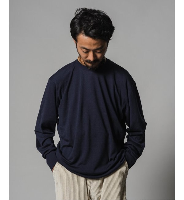 JOHN SMEDLEY / ジョンスメドレー】別注 30ゲージ クルーネックニット