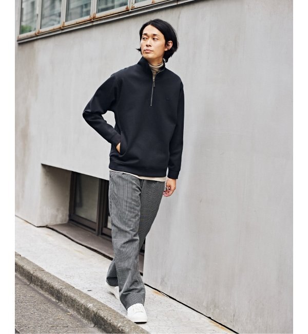 LACOSTE for EDIFICE/417】別注 ハーフジップ スウェット|EDIFICE