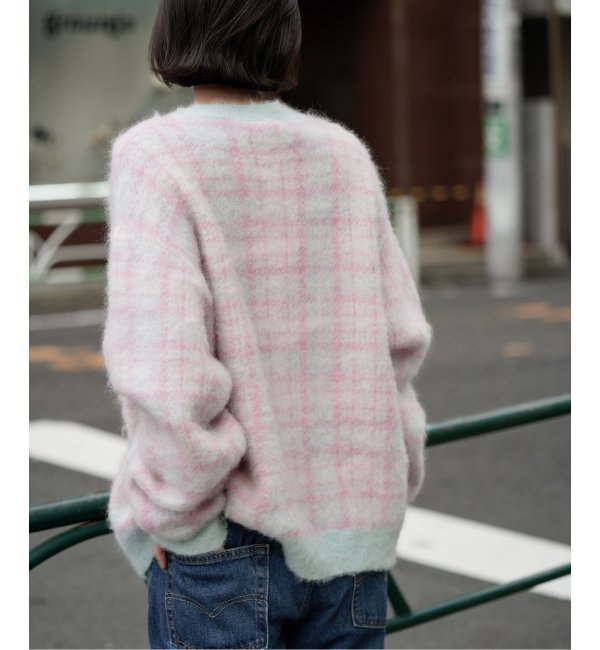 JIEDA / ジエダ】MOHAIR CHECKED CARDIGAN|EDIFICE(エディフィス)の