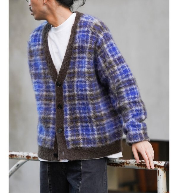 JIEDA / ジエダ】MOHAIR CHECKED CARDIGAN|EDIFICE(エディフィス)の