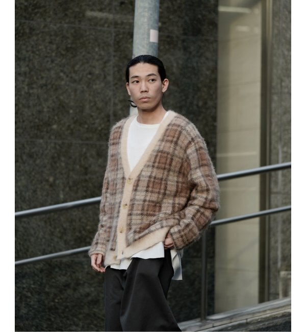 JIEDA / ジエダ】MOHAIR CHECKED CARDIGAN|EDIFICE(エディフィス)の