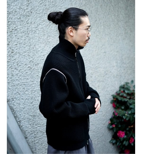 【JIEDA / ジエダ】2WAY ZIP UP KNIT