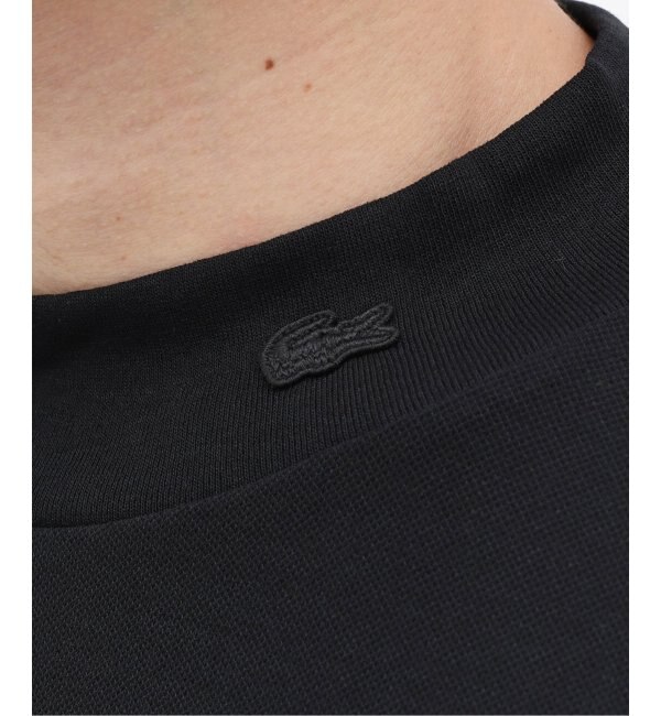 LACOSTE / ラコステ】鹿の子地 モックネックTシャツ|EDIFICE