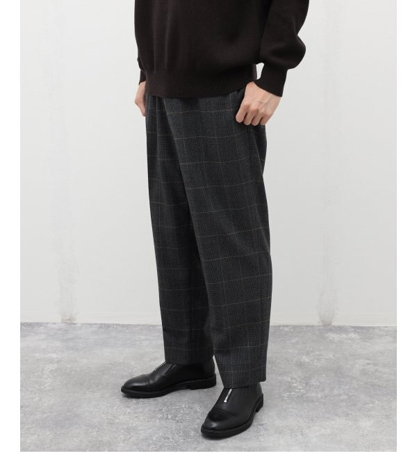 モテ系ファッションメンズ|【エディフィス/EDIFICE】 【LA BOUCLE / ラブ―クル】Flannel Taperd Easy パンツ